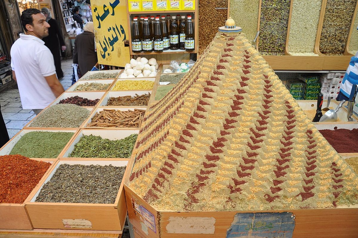 Za'atar – blandning av timjan, sumak och sesam