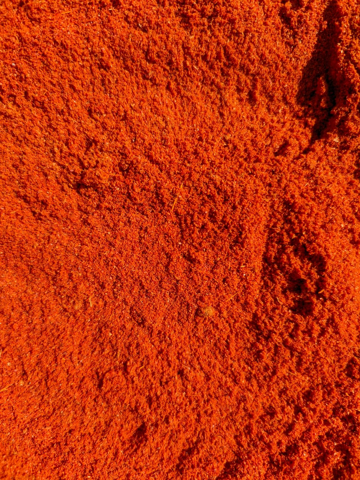 Chilipulver i närbild