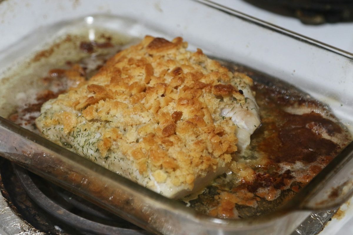 Fiskgratäng i ugnsform
