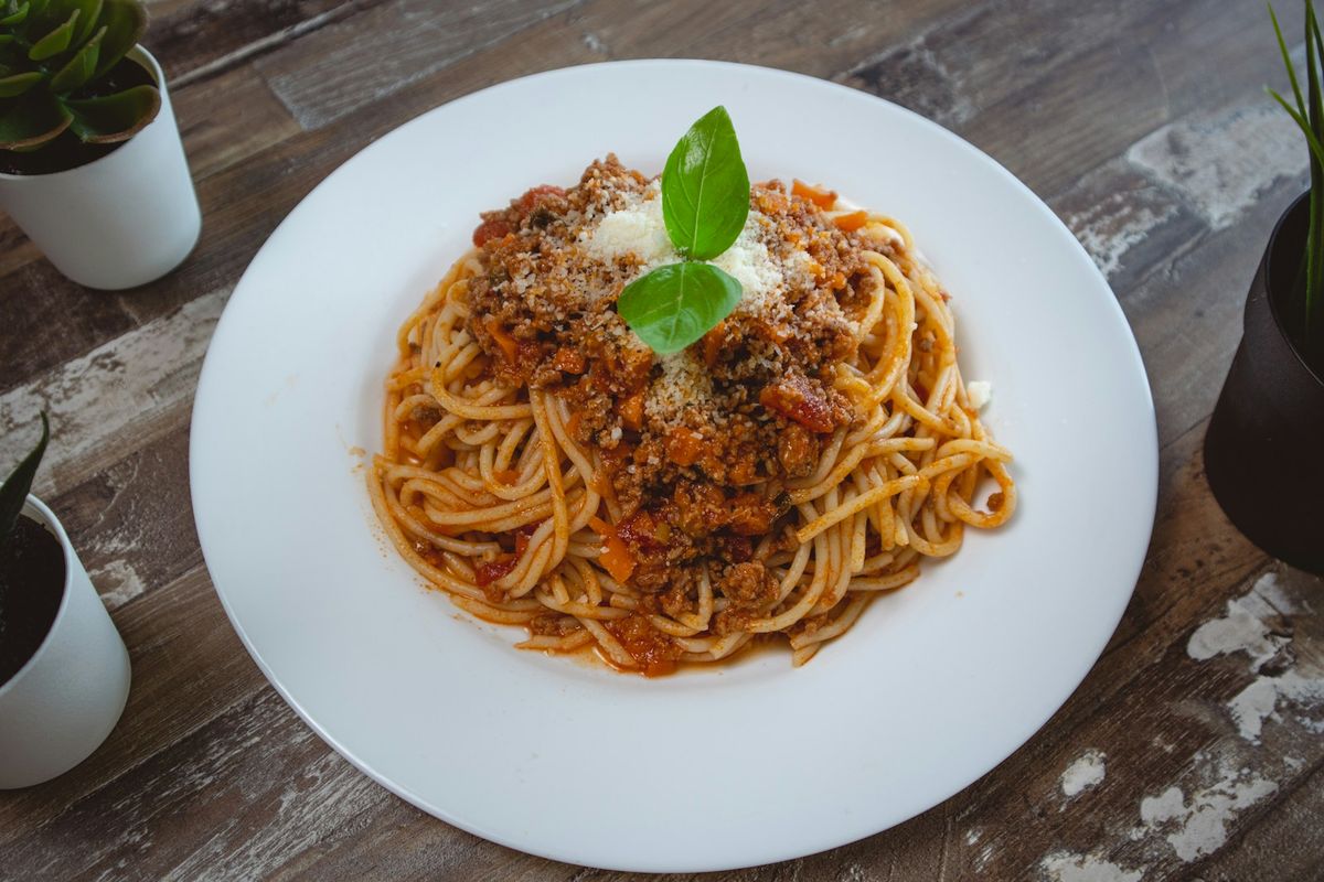 Köttfärssås med spagetti